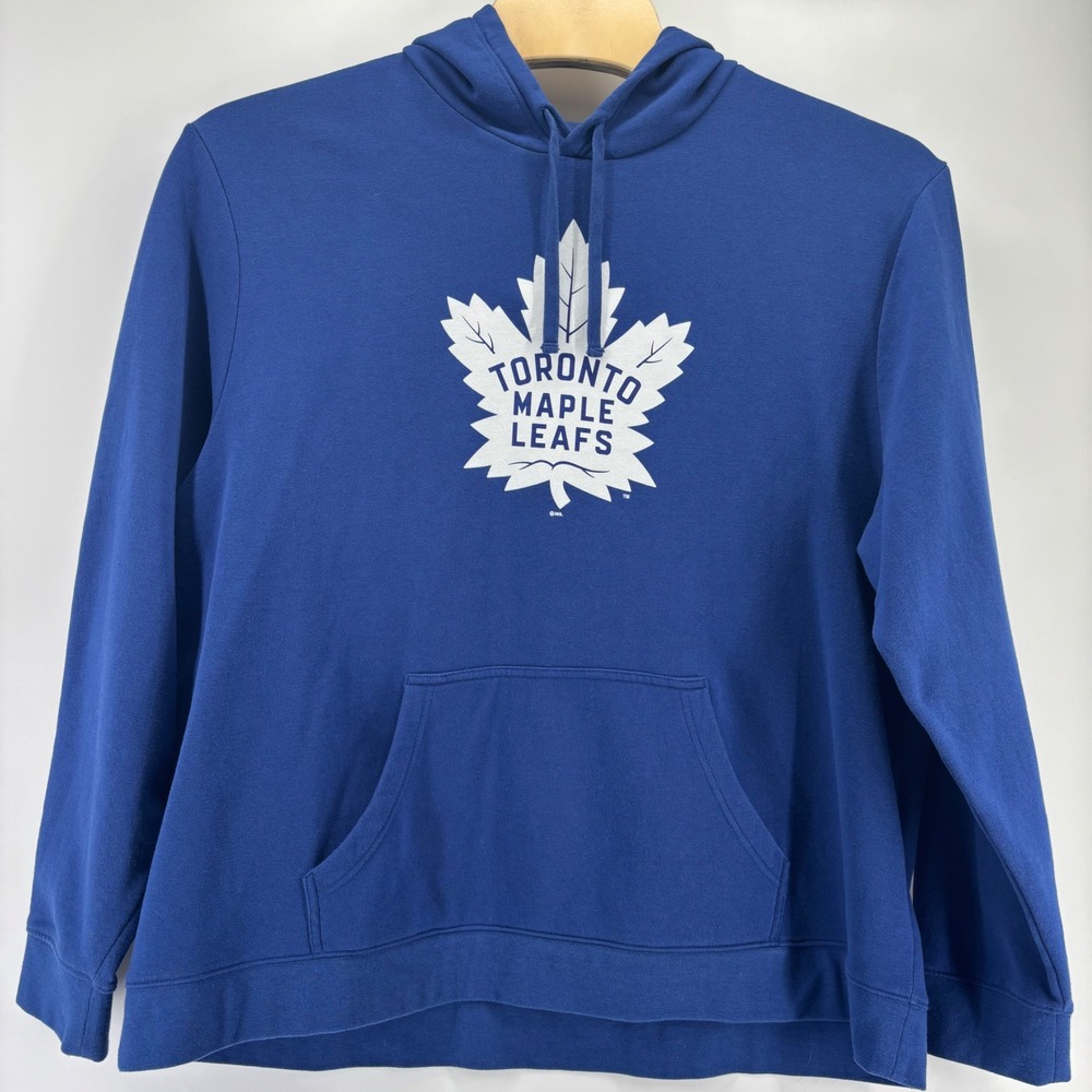 Fanatics Toronto Maple Leafs Hoodie Mens 3XL Blue NHL Hockey Pullover Sweatshirt